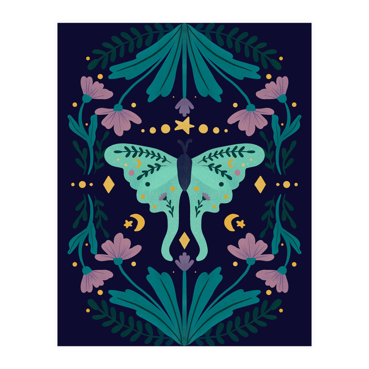 Mystical Series – Luna Moth (Print Only)