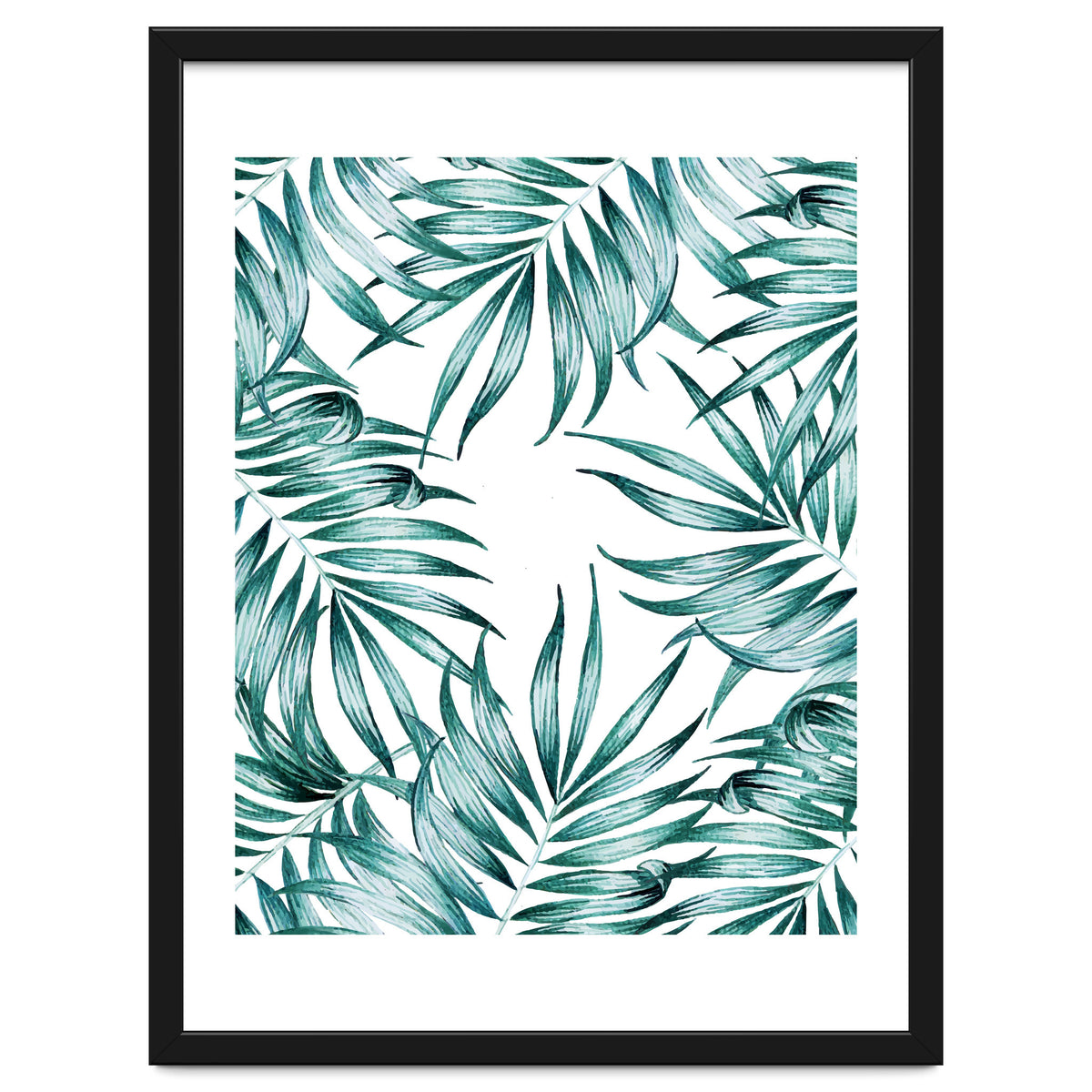 Island Life, Tropical Minimal Palm Vintage Illustration, Luxe Bohemian Botanical Nature Beachy