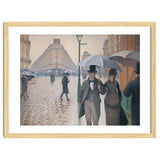Gustave Caillebotte: Rue de Paris, temps de pluie - Paris Street in Rainy Weather, 1877. thumbnail