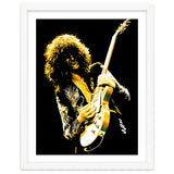 Jimmy Page American Rock Band Guitarist Legend in Pop Art thumbnail
