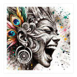 Carnival Scream Portrait (Print Only) thumbnail