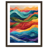 Abstract Rainbow Wave Landscape thumbnail