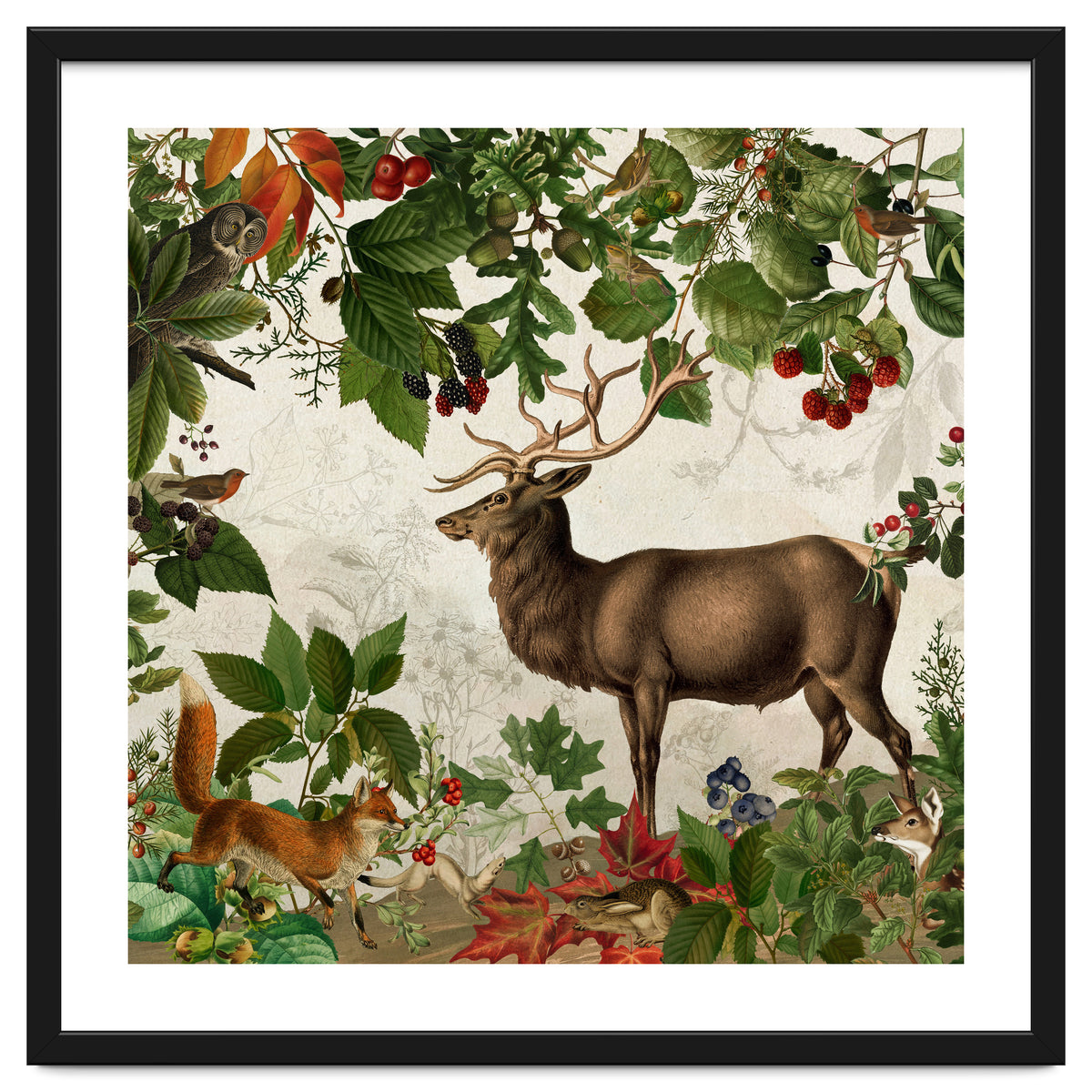 Nostalgic Autumn guardians of the forest 1