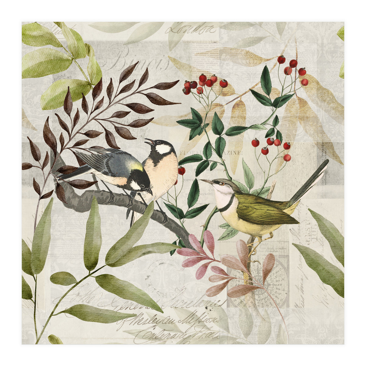 Autmn Birds (Print Only)