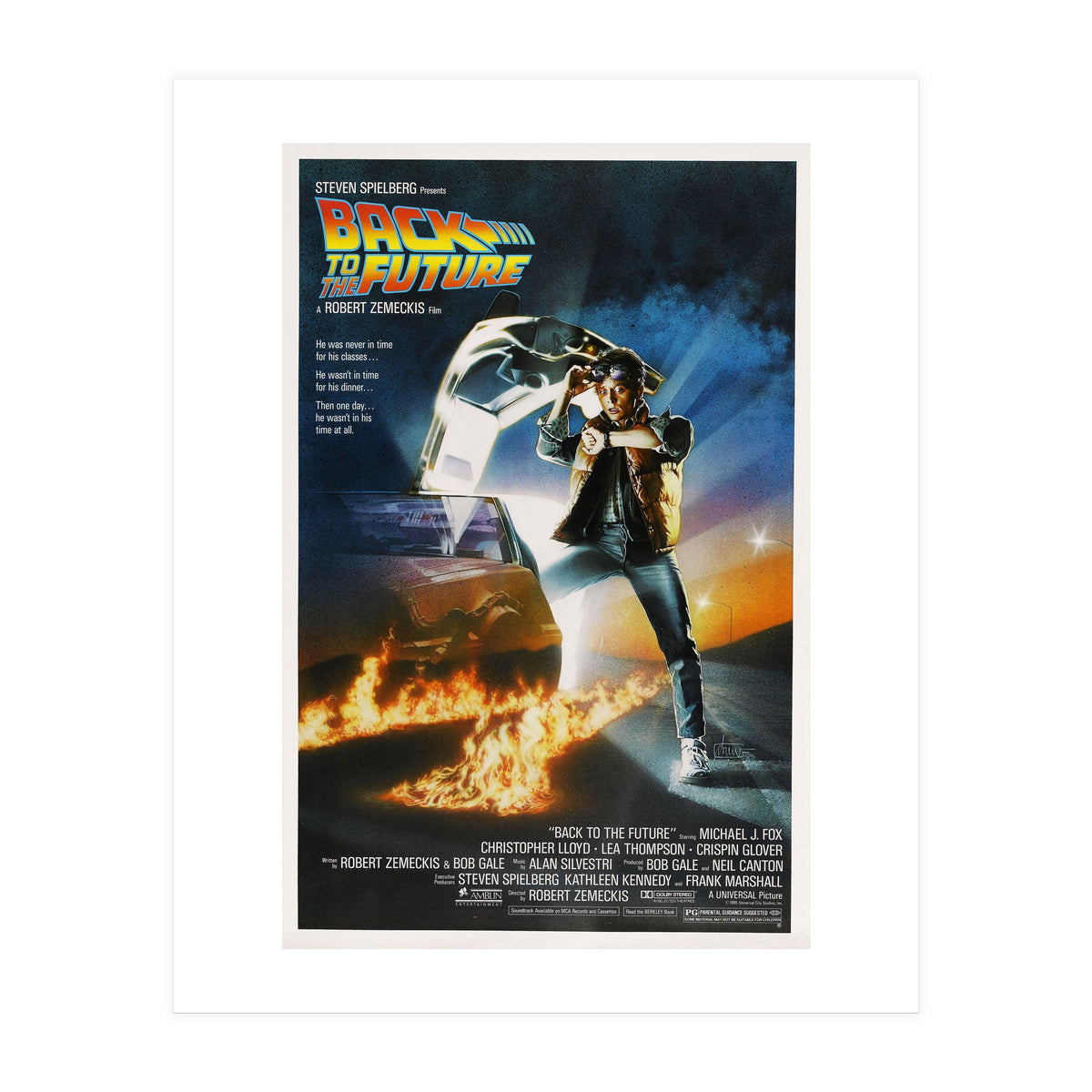 BACK TO THE FUTURE (1985), directed by ROBERT ZEMECKIS. (Print Only)