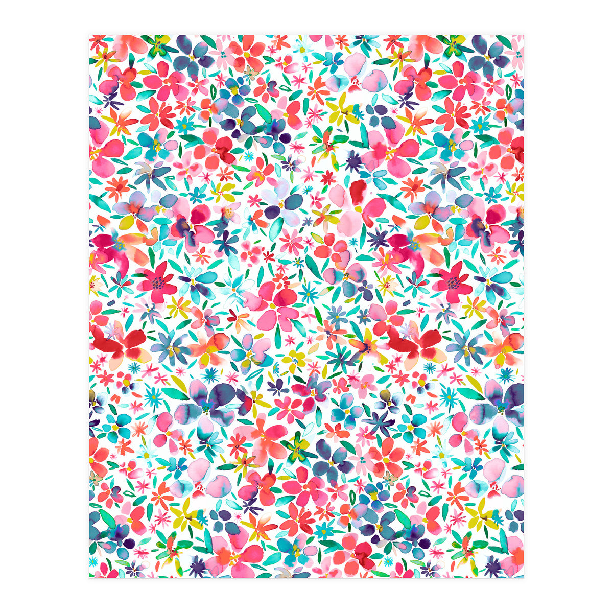 Colorful Flower Petals (Print Only)