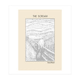 The Scream – Edvard Munch (ascii art)  (Print Only) thumbnail