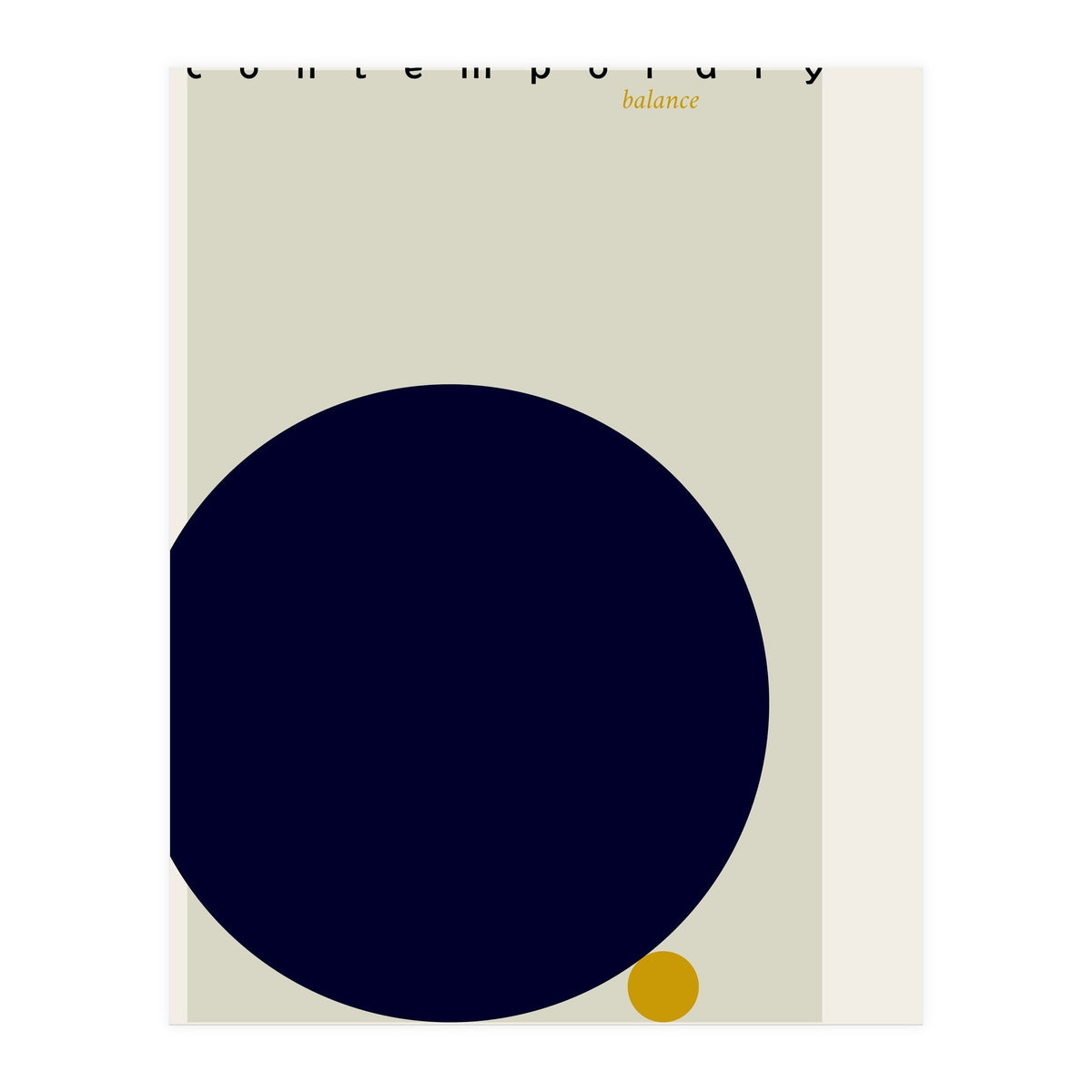 expectant iteration contemporary balance (Print Only)