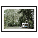 Travel trailer in the green garden thumbnail