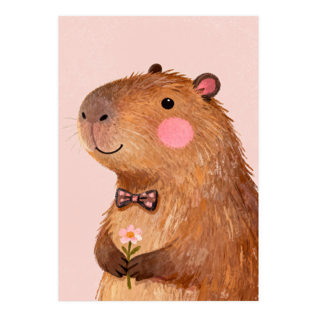 Capybara Kindergarten Nursery Art (Print Only)