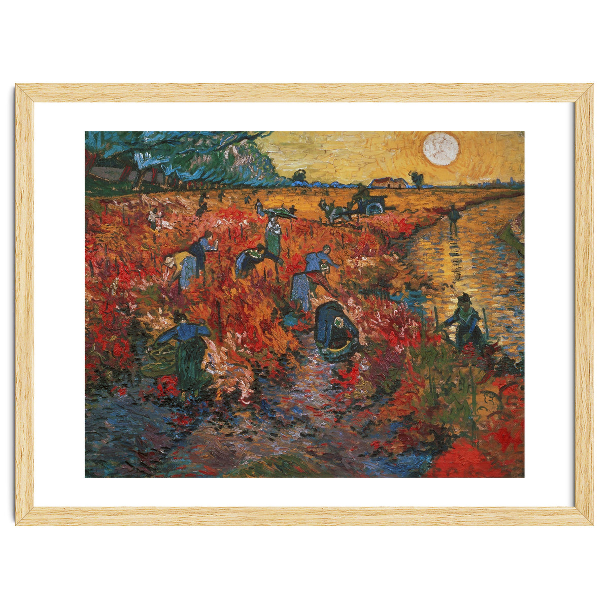 The red Vineyard at Arles,1888. Canvas,73 x 91 cm.