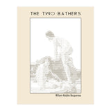 The two bathers (1884) – William-Adolphe Bouguereau (ascii art)  (Print Only) thumbnail