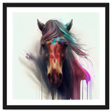 Wild Horse Face Portrait thumbnail