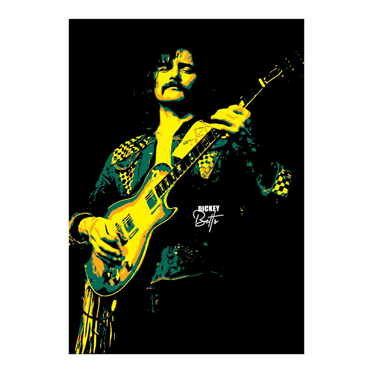 Dickey Betts American Rock Guitarist Legend 2 (Print Only)