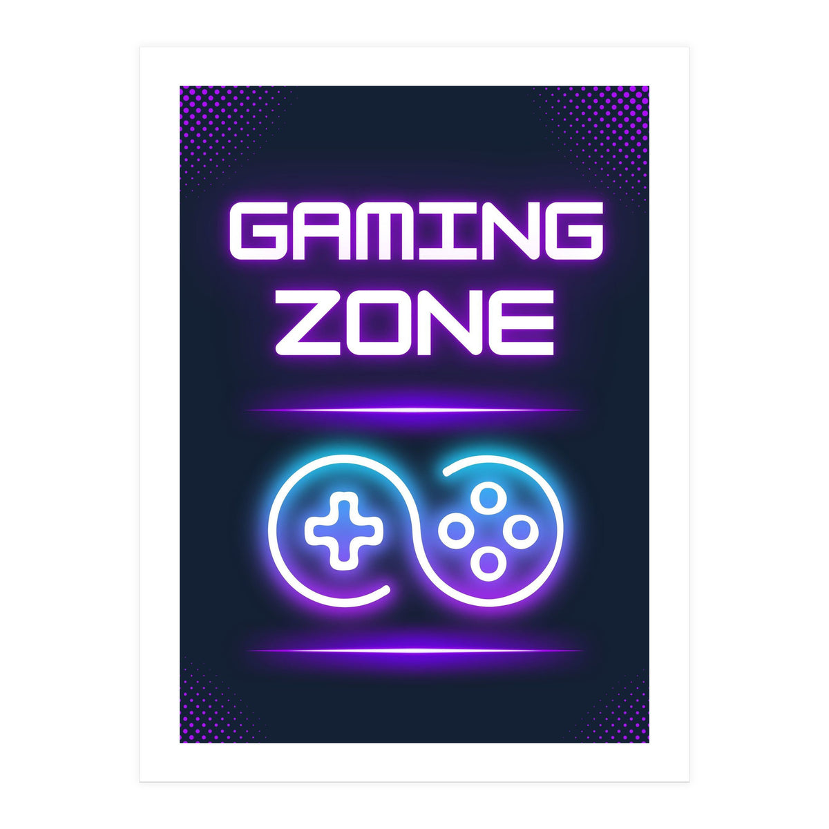 Gaming  Gamer Zone Funny (Print Only)