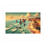Vintage Australia, Great Ocean Road Poster (Print Only) thumbnail
