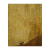Dog, half submerged. One of the &quot; from the Quinta del Sordo, Goya's house.1819-1823. (Print Only)