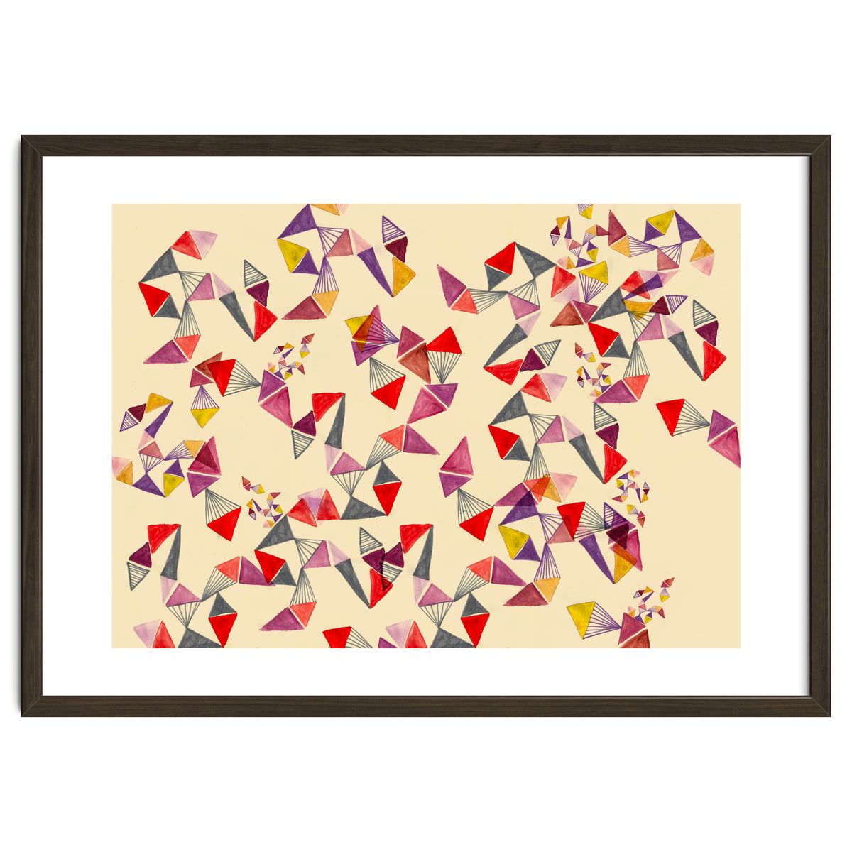Watercolour Geometric Shapes