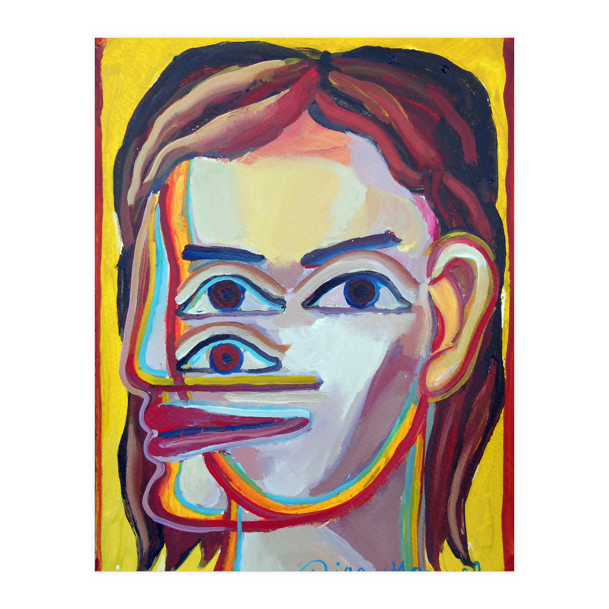 Cabeza De Mujer 26 (Print Only)