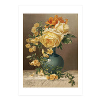 William Duffield – Marchal Niel Roses (1883) Botanical Floral Print (Print Only)