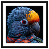 Close Up Vibrant Parrot Eye thumbnail