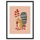 Squirrel In A Pink Autumn thumbnail