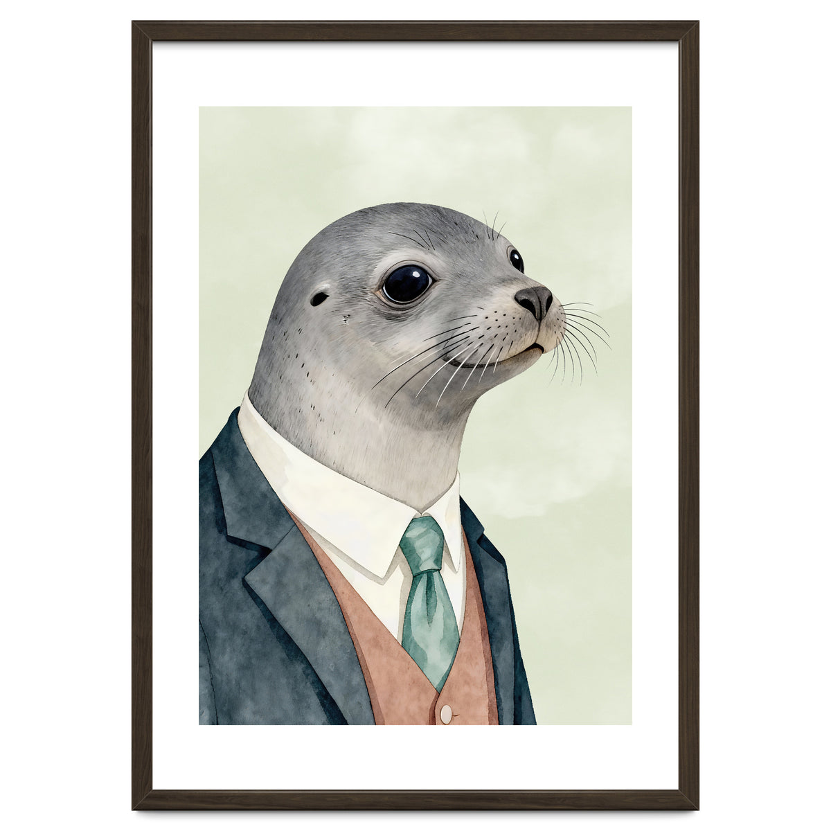 Seal Animal In A Suit