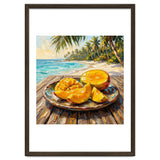 Tropical Mango Beach Oil Painting thumbnail