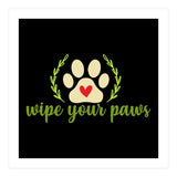 Wipe Your Paws  (Print Only) thumbnail