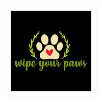 Wipe Your Paws  (Print Only)