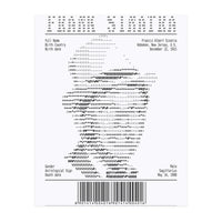 Receipt Art Frank Sinatra (Print Only)