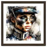 Watercolor Napoleonic Soldier Woman #5 thumbnail