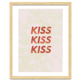 Kiss Kiss Kiss Love Typography thumbnail