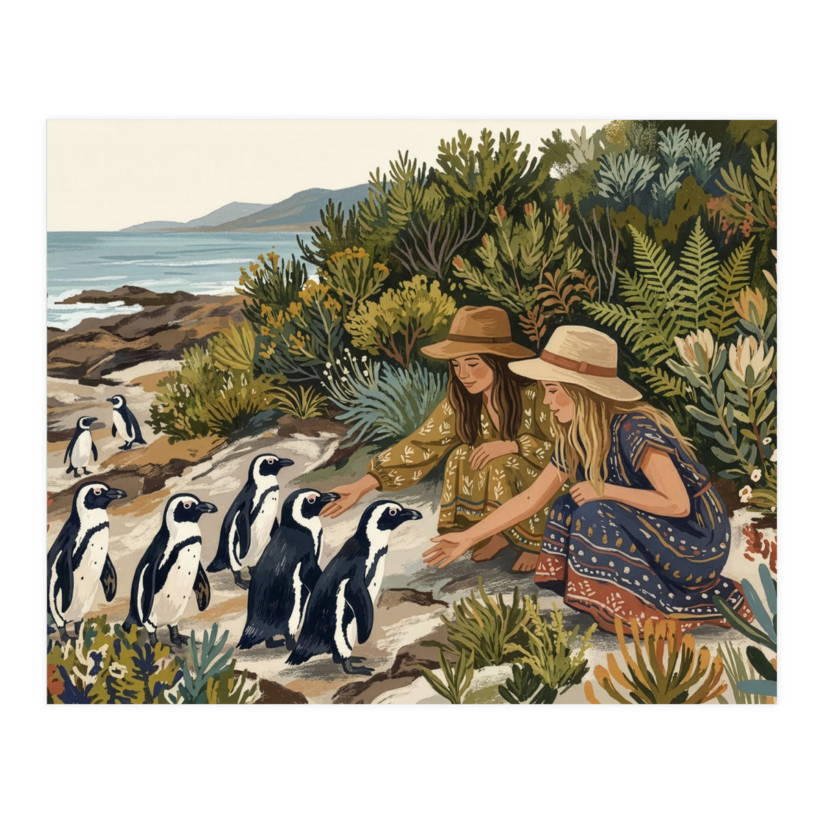 Penguin Coast Encounter (Print Only)