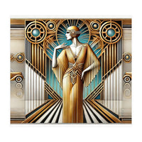 Gatsby Woman Art Deco Scene (Print Only)