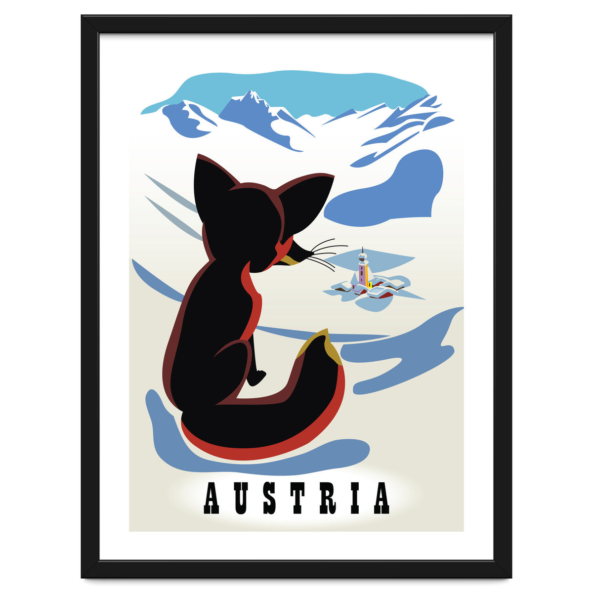 Austria Fox In The Snow