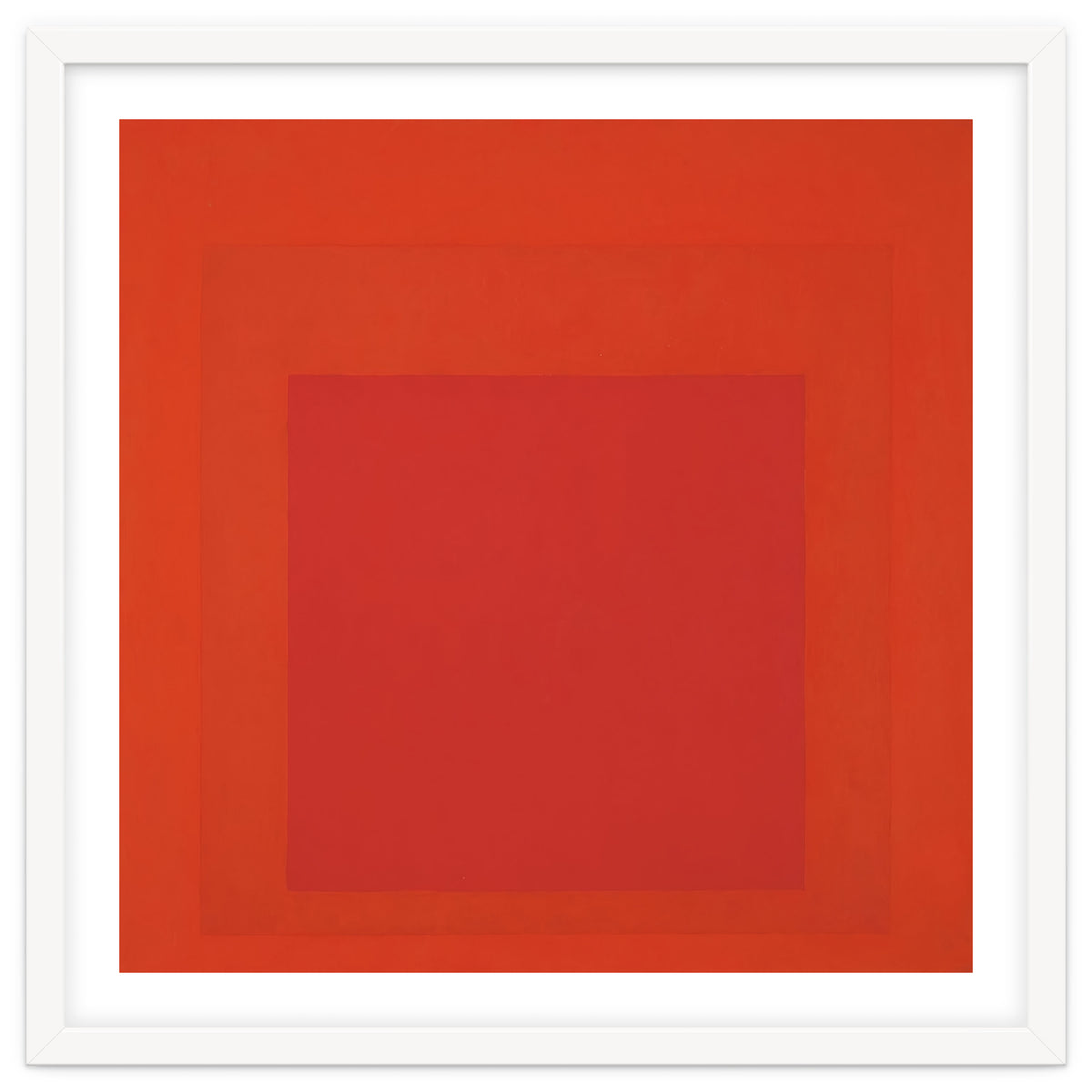 JOSEF ALBERS - HOMAGE TO THE SQUARE RED