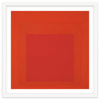 JOSEF ALBERS - HOMAGE TO THE SQUARE RED