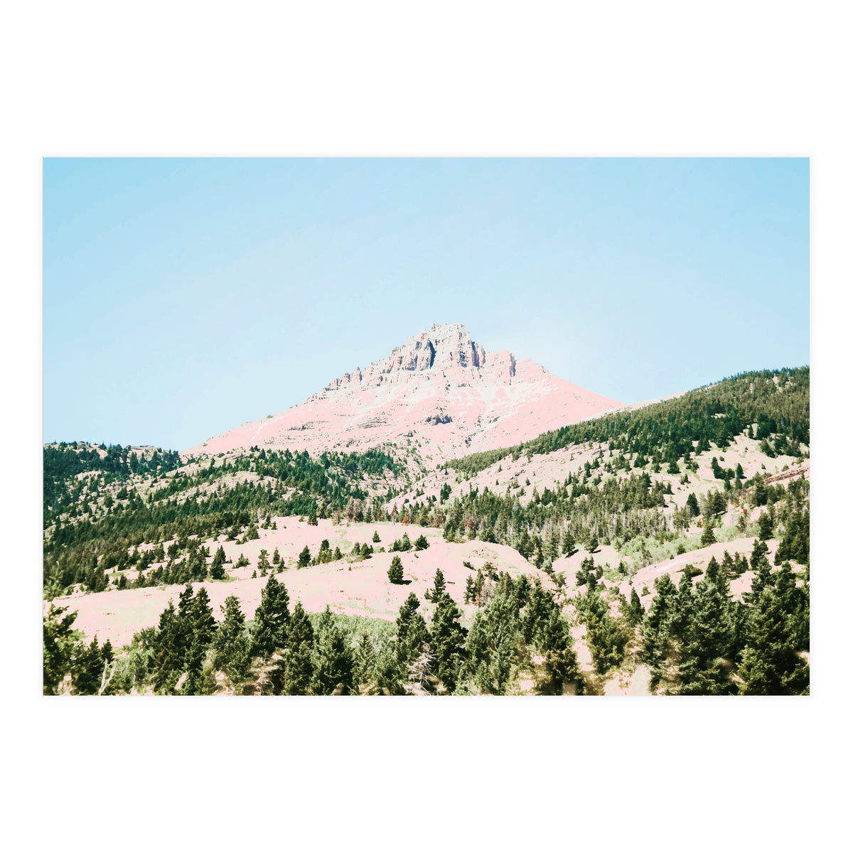 Happy Mountain #society6 #decor #buyart (Print Only)