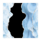 Blue & Silver Agate Glitter Texture 02 (Print Only) thumbnail