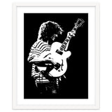 Pat Metheny American Jazz Musician in Monochrome thumbnail
