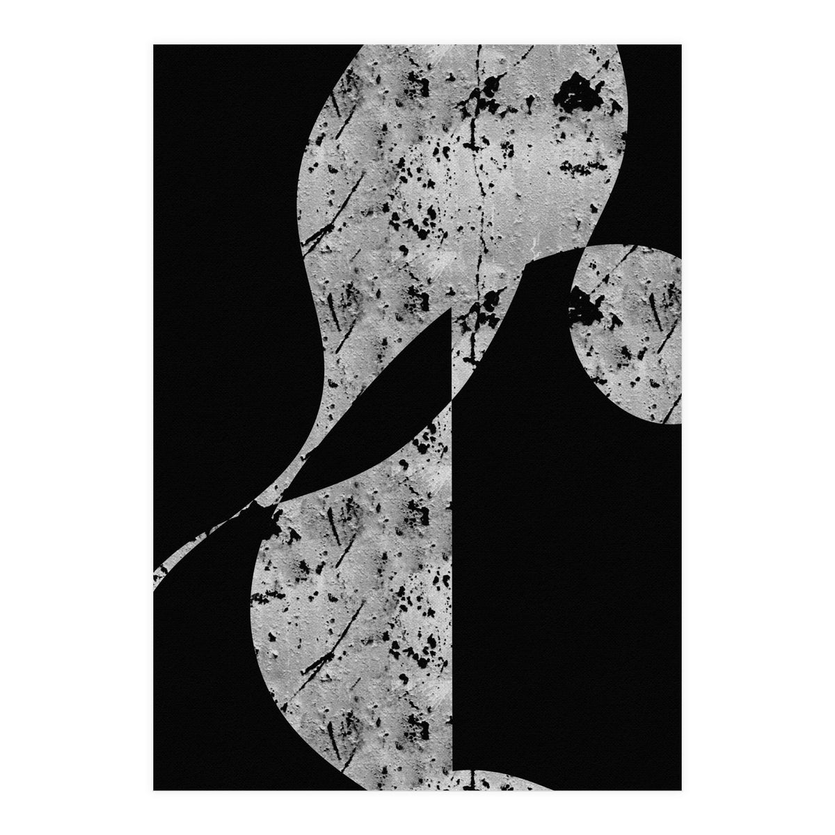 Black and White Abstract (Print Only)