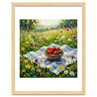Summer Strawberries in the Meadow
