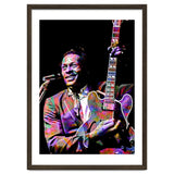 Chuck Berry Rock and Roll Guitarist Colorful thumbnail