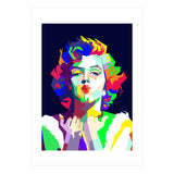 Marilyn Monroe Famous Actress Pop Art  (Print Only) thumbnail