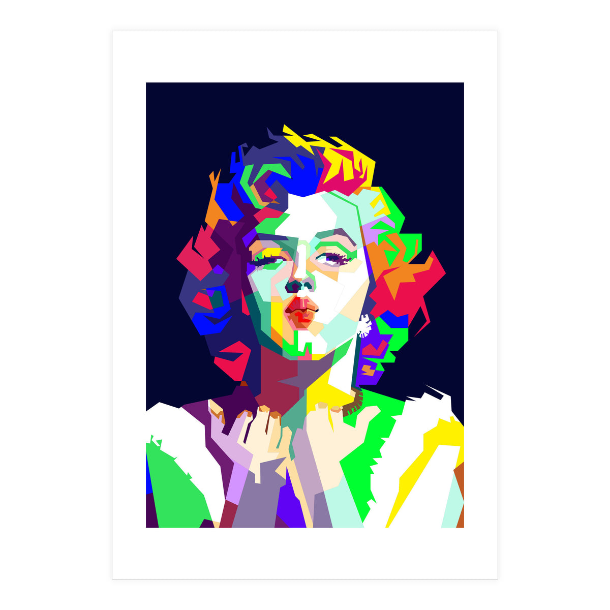 Marilyn Monroe Famous Actress Pop Art  (Print Only)