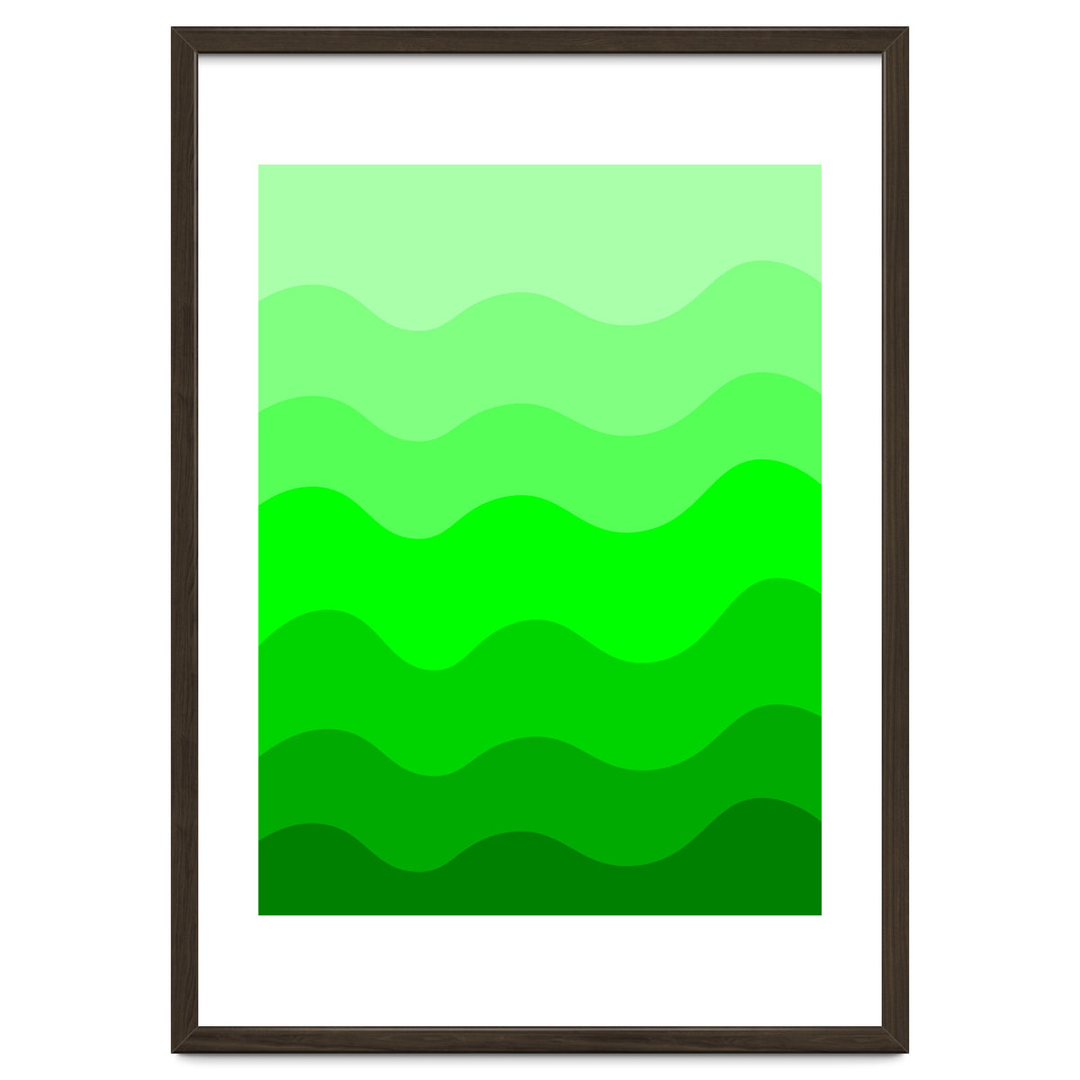 Green gradient design