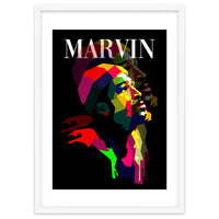 Marvin Gaye RNB Singer Pop Art WPAP