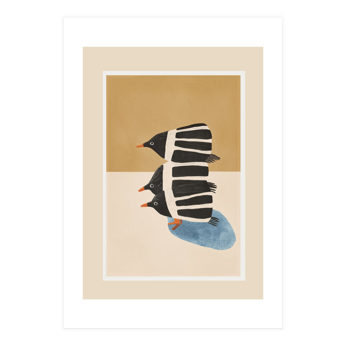 Minimal Penguin Stack (Print Only)