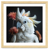 Beautiful Cockatoo Parrot With Yellow Crest thumbnail